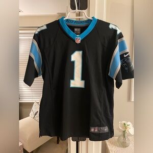 Nike Cam Newton #1 Carolina Panthers Youth Jersey - Youth Large
